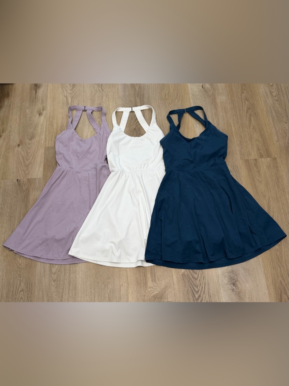 HALARA SoftlyZero Backless Twisted Active Dress Bundle